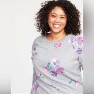 Old navy Patterned French Terry Plus-Size Sweatshirt
